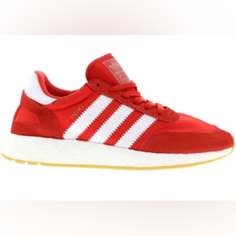 Adidas Iniki Boost - Red Orange with white - 8.5M